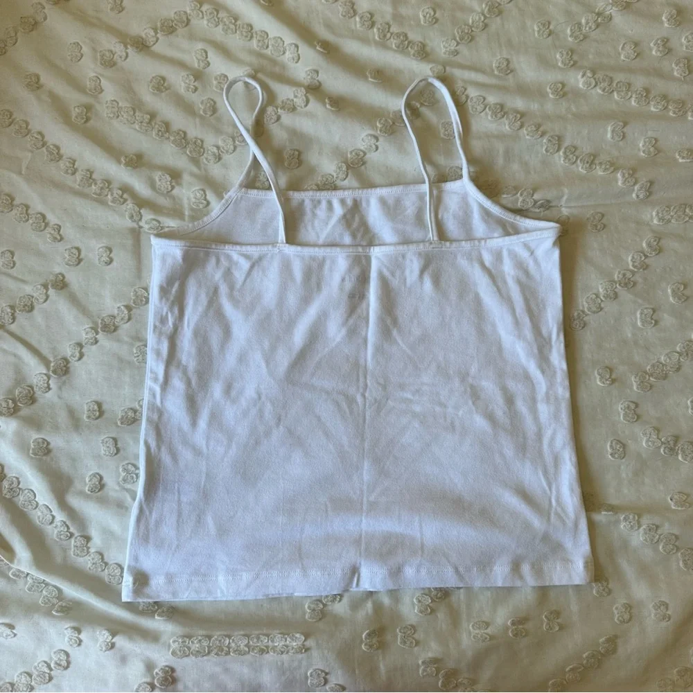 Wild Fable White Cropped Tank Top - Picture 2 of 3